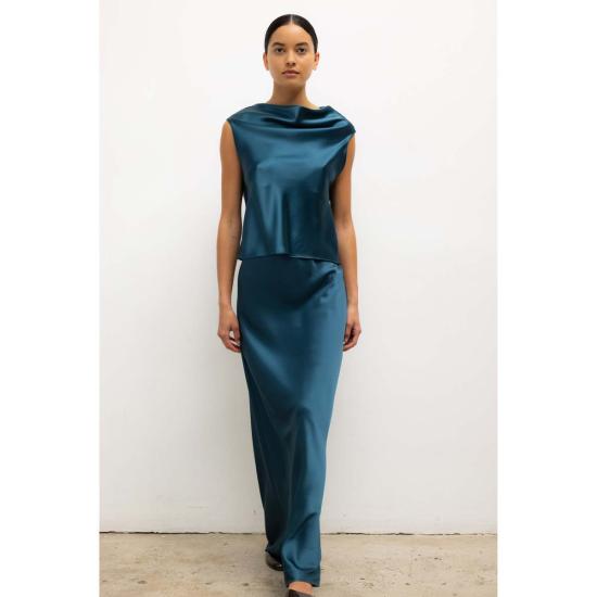  리셋 블라우스 레셋 바브 쉘 탑 퍼시픽 - LESET