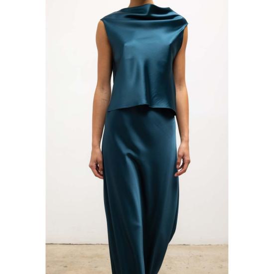  리셋 블라우스 레셋 바브 쉘 탑 퍼시픽 - LESET