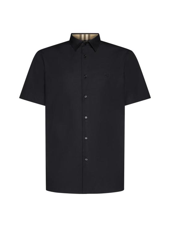  버버리 반팔 셔츠 셔필드  블랙