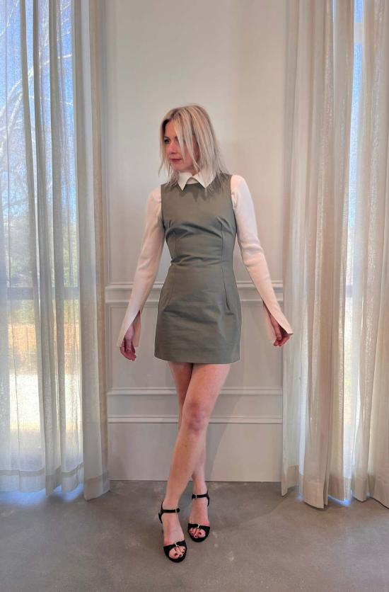  Alfie 숏 원피스 알피 미니 노리 드레스 카키 - OTHER BRANDS