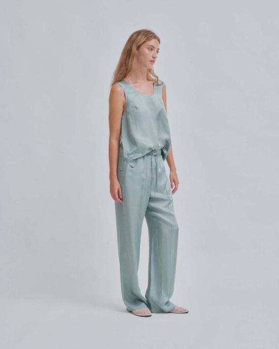  사야카 다비스 뉴욕 민소매 티셔츠 사야카 데이비스 뉴욕 U넥 탱크탑 씨폼 - SAYAKA DAVIS NEW YORK