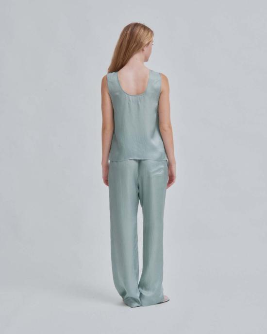  사야카 다비스 뉴욕 민소매 티셔츠 사야카 데이비스 뉴욕 U넥 탱크탑 씨폼 - SAYAKA DAVIS NEW YORK