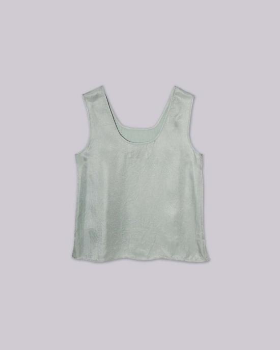  사야카 다비스 뉴욕 민소매 티셔츠 사야카 데이비스 뉴욕 U넥 탱크탑 씨폼 - SAYAKA DAVIS NEW YORK