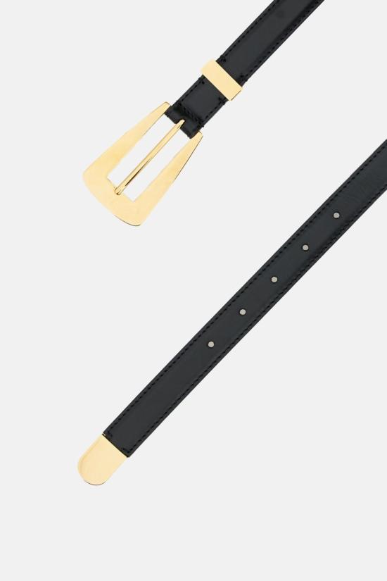  케이트 레귤러 벨트 Khaite 루카 가죽  블랙