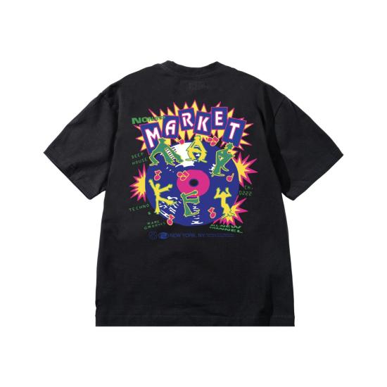  마켓 반팔 티셔츠 사운즈 티셔츠 - MARKET