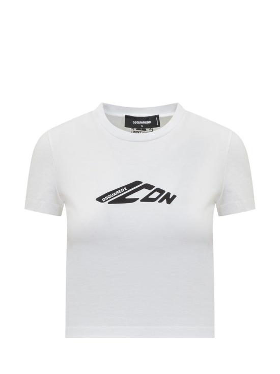  디스퀘어드2 반팔 티셔츠 Dsquared2 미니핏 아이콘 뉴제너레이션 티셔츠 화이트