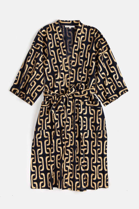  Erica Tanov 라운지 웨어 재클린 코튼 로브 슈퍼 1965 - ERICA TANOV