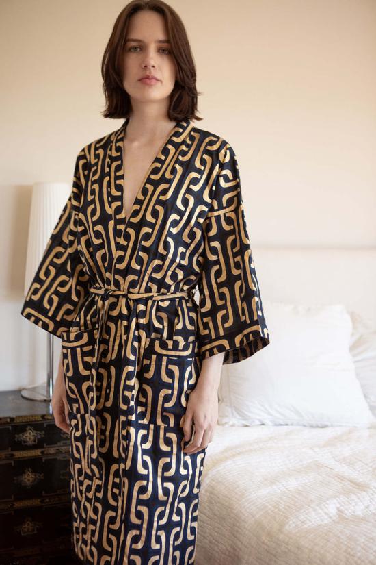  Erica Tanov 라운지 웨어 재클린 코튼 로브 슈퍼 1965 - OTHER BRANDS