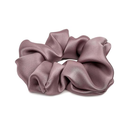  크리스텔 바라자 헤어 액세서리 Krystell Barraza 모브 실크 스크런치