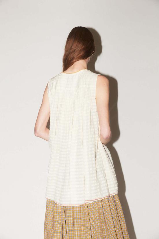  런어웨이 바이시클 블라우스 폭주하는 자전거 디나 개더드 탑 - RUNAWAY BICYCLE