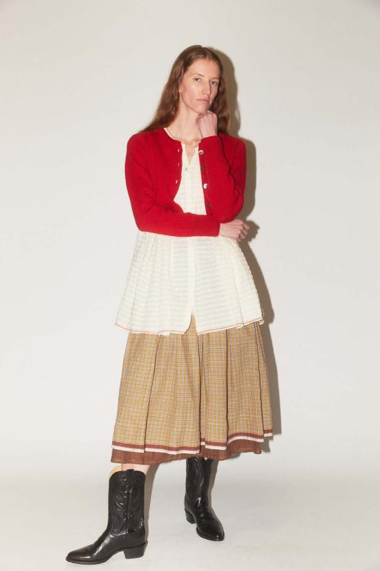  런어웨이 바이시클 블라우스 폭주하는 자전거 디나 개더드 탑 - RUNAWAY BICYCLE