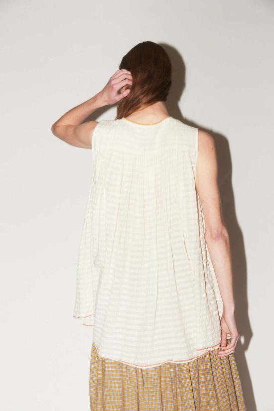  런어웨이 바이시클 블라우스 폭주하는 자전거 디나 개더드 탑 - RUNAWAY BICYCLE