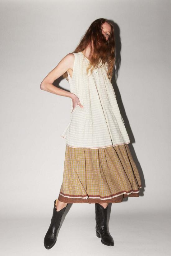  런어웨이 바이시클 블라우스 폭주하는 자전거 디나 개더드 탑