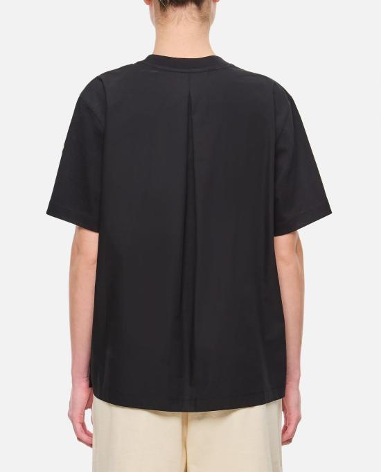  몽클레어 반팔 티셔츠 몽클레르 티셔츠 블랙 - MONCLER