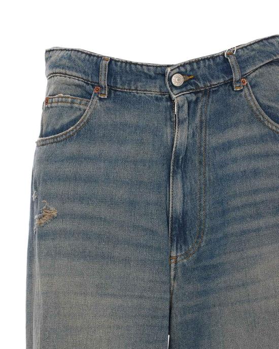  MM6 메종마르지엘라 데님 팬츠 Mm6 메종 마르지엘라 진 그레이 블루 - MM6 MAISON MARGIELA