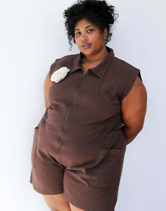  Noble 점프수트 노블 오가닉 탱크 슈트 초콜릿 - OTHER BRANDS