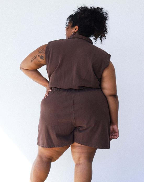  Noble 점프수트 노블 오가닉 탱크 슈트 초콜릿 - OTHER BRANDS