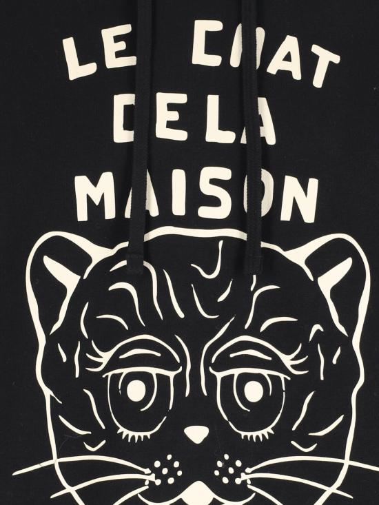  발렌티노 가라바니 스웨터 Valentino Le Chat De La Maison 후디 블랙 - VALENTINO GARAVANI