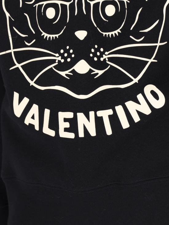  발렌티노 가라바니 스웨터 Valentino Le Chat De La Maison 후디 블랙 - VALENTINO GARAVANI