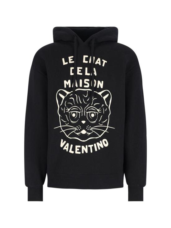  발렌티노 가라바니 스웨터 Valentino Le Chat De La Maison 후디 블랙