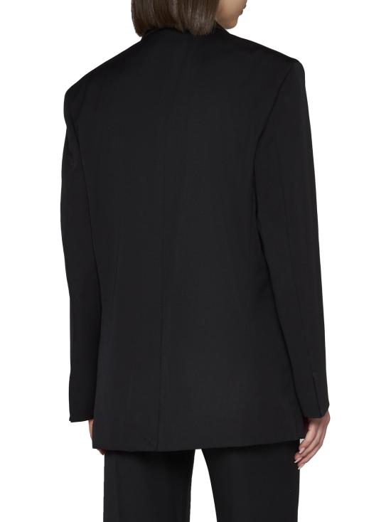  자크뮈스 수트 자켓 싱글 브레스트 블레이저 블랙 - JACQUEMUS