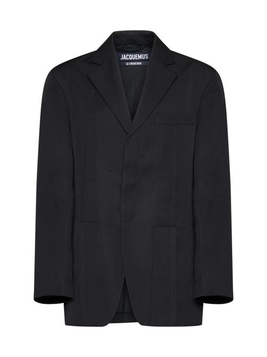  자크뮈스 수트 자켓 싱글 브레스트 블레이저 블랙