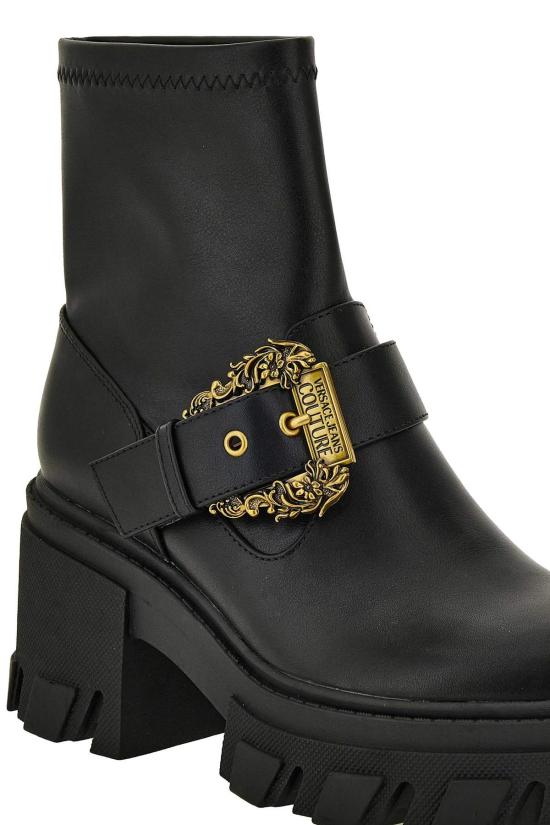  베르사체 부츠 진 쿠튀르 앵클  블랙 - VERSACE