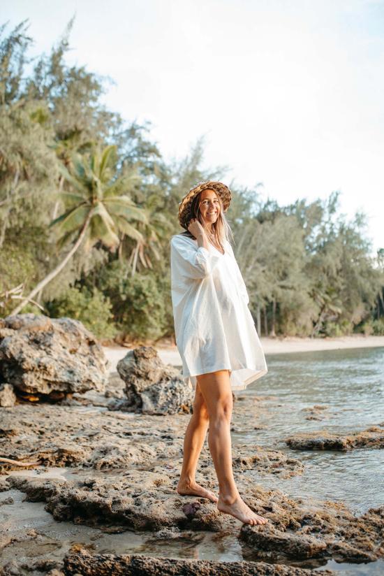  Happy French Gang 숏 원피스 Happyfrenchgang 드레스 화이트 - OTHER BRANDS