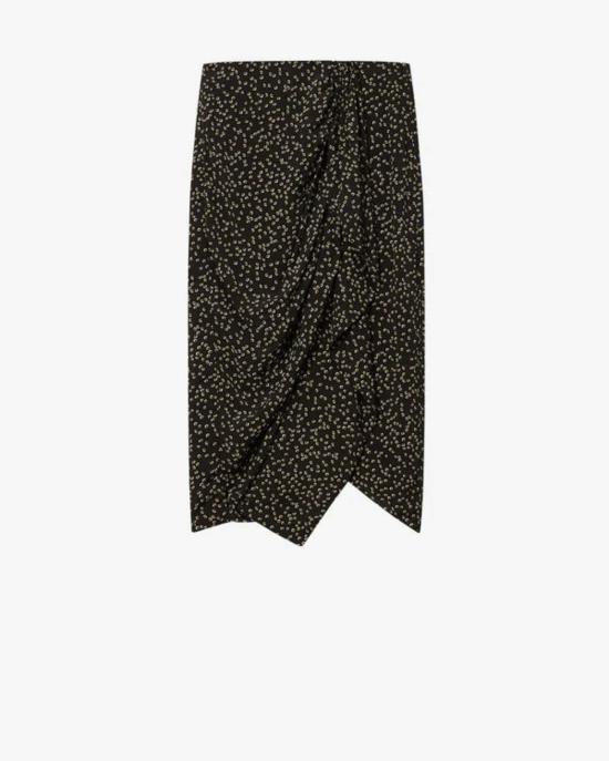  이자벨마랑 롱 스커트 이자벨 마랑 자인  블랙 - ISABEL MARANT