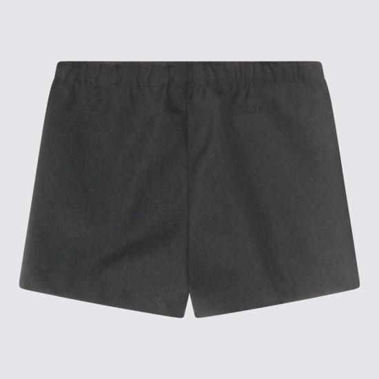  구찌 숏팬츠 키즈 울 반바지 (회색) - GUCCI