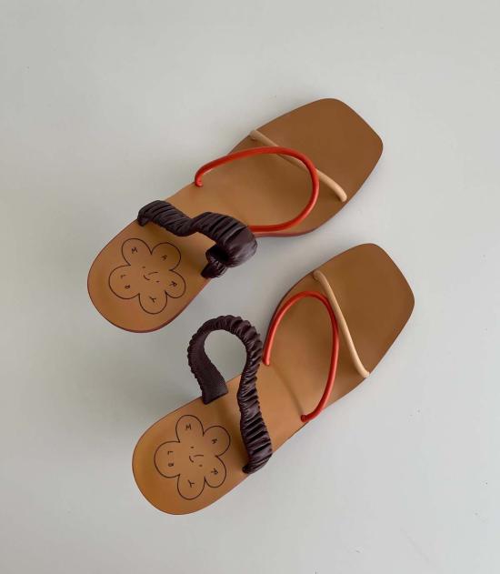  메리 로 샌들 포모사 힐  구아바/퍼시몬 - MARY LO