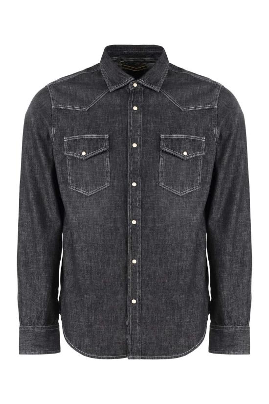  무레르 데님 팬츠 무어러 라리 데님 셔츠 그레이