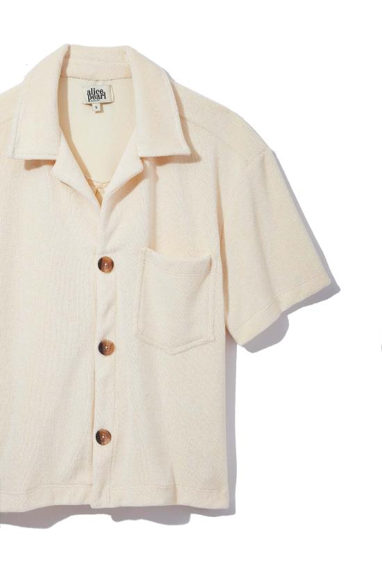  Alice Pearl 셔츠 앨리스 펄 위켄드  바닐라 - ALICE PEARL