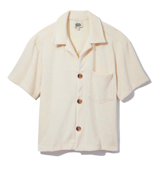  Alice Pearl 셔츠 앨리스 펄 위켄드  바닐라