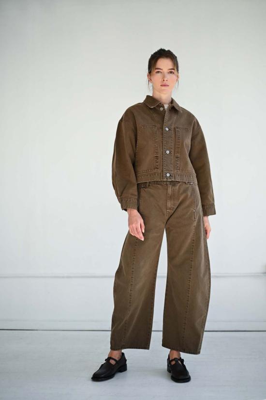  사야카 다비스 뉴욕 데님 자켓 사야카 데이비스 뉴욕 크롭 재킷 - SAYAKA DAVIS NEW YORK