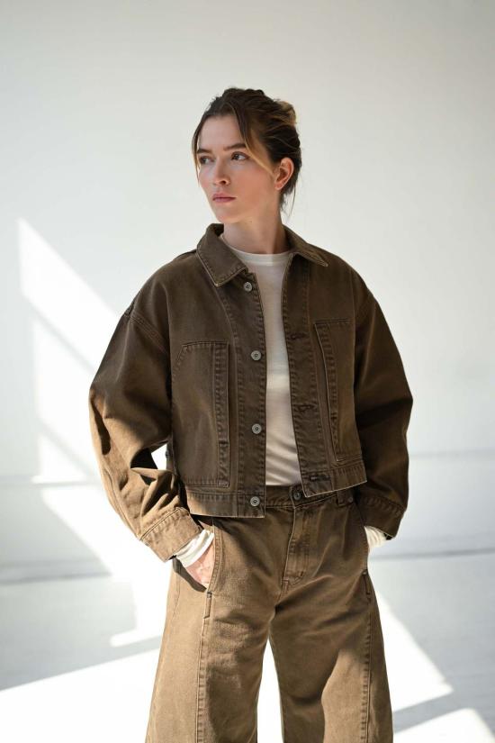  사야카 다비스 뉴욕 데님 자켓 사야카 데이비스 뉴욕 크롭 재킷 - SAYAKA DAVIS NEW YORK