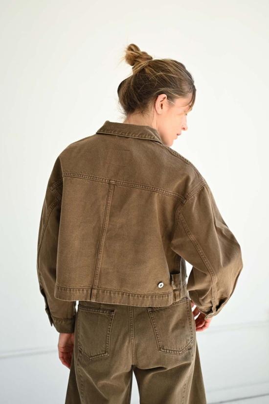  사야카 다비스 뉴욕 데님 자켓 사야카 데이비스 뉴욕 크롭 재킷 - SAYAKA DAVIS NEW YORK