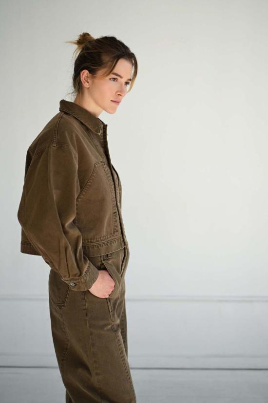  사야카 다비스 뉴욕 데님 자켓 사야카 데이비스 뉴욕 크롭 재킷 - SAYAKA DAVIS NEW YORK