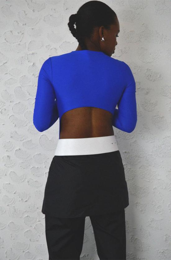  hauslabel 바디수트 티셔츠 하우스라벨 Ha 004 로우컷 보디수트 길리 - OTHER BRANDS