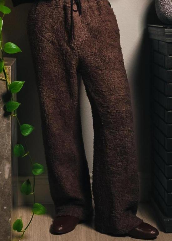  포스트 임페리얼 스트레이트 팬츠 이케자 턱시도 팬츠 코코아 - POST IMPERIAL