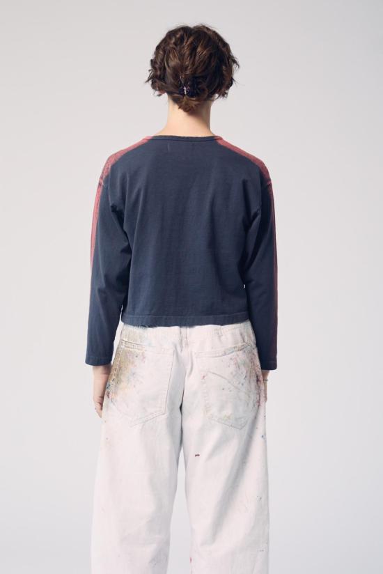  MAISON MARKOSIAN 긴팔 티셔츠 메종 마르코시안 브러시스트로크 롱 슬리브 탑 - OTHER BRANDS