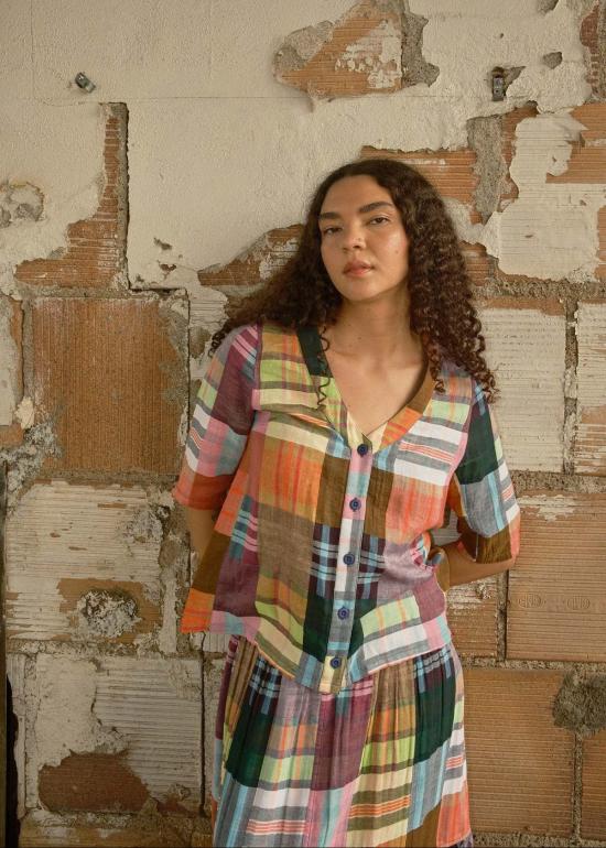  에이스 앤 지그 블라우스 에이스 & 지그 브리