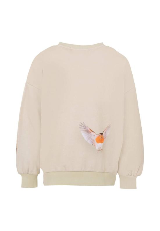  [키즈] 몰로 풀오버 포레스트 애니멀 프린트 스웨트셔츠 베이지 - MOLO