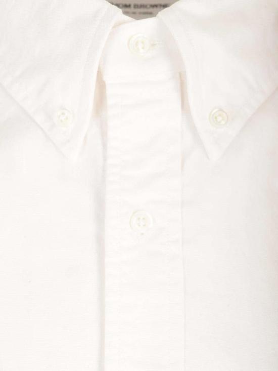  톰브라운 셔츠 톰 브라운 RWB 스트라이프 버튼  화이트 - THOM BROWNE