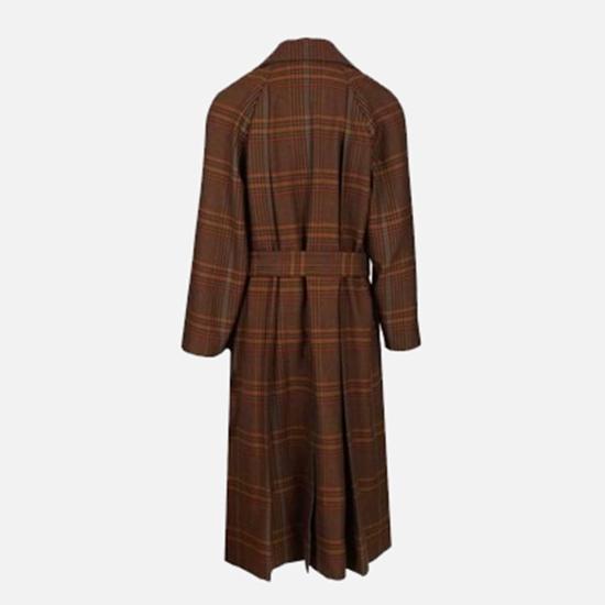  생로랑 코트 멀티컬러 울 - SAINT LAURENT