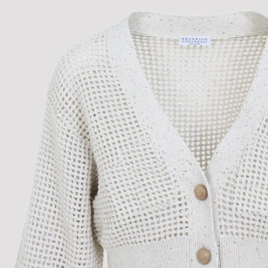  브루넬로 쿠치넬리 가디건 Brunello Cucinelli 코튼 카디건 Avena - BRUNELLO CUCINELLI