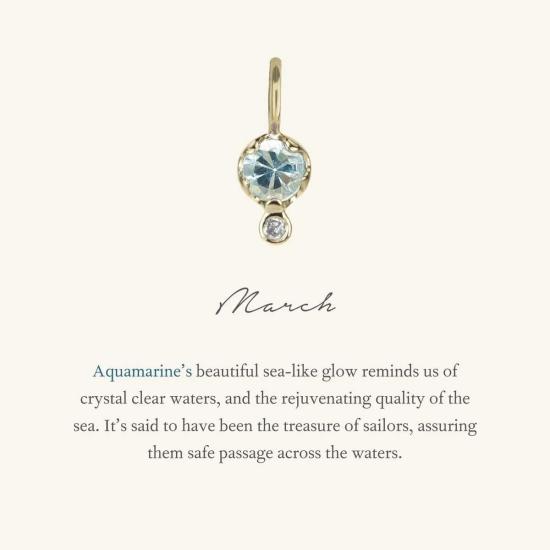  자하바 목걸이/팬던트 탄생석 펜던트 - ZAHAVA