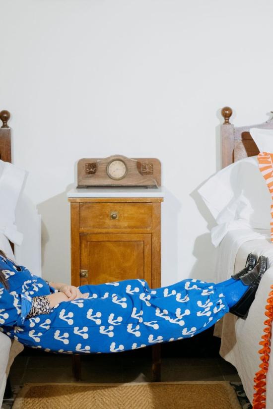  [키즈] 타이니코튼 트레이닝/조거 팬츠 즈 체리 무늬 키즈 우븐 스웨트 - TINYCOTTONS