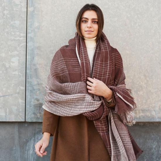  베리어슬리 머플러/스카프 다양한 아우로 시나바 핸드메이드 린넨 스카프 - VARIOUSLY