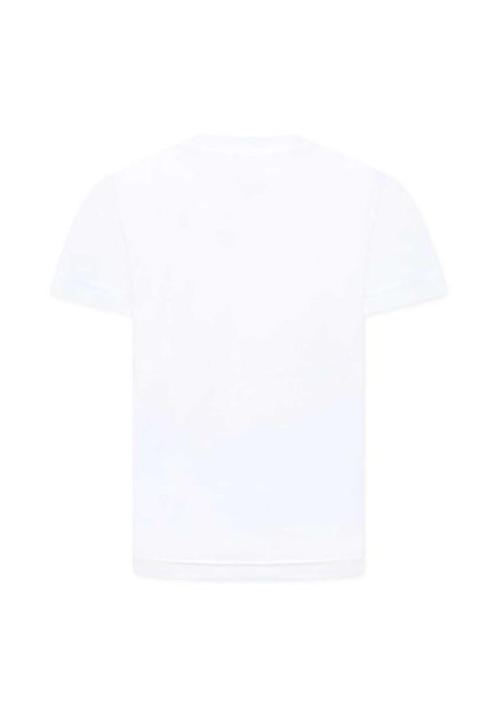  [키즈] 디스퀘어드2 트레이닝 상의 어린이용 Dsquared2 로고 화이트 티셔츠 - DSQUARED2